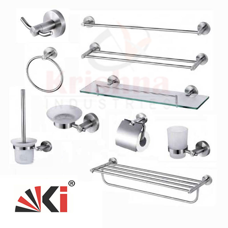 Bathroom Accessories Kit - SS 304 Bathroom Fitting Accessories Manufacturer