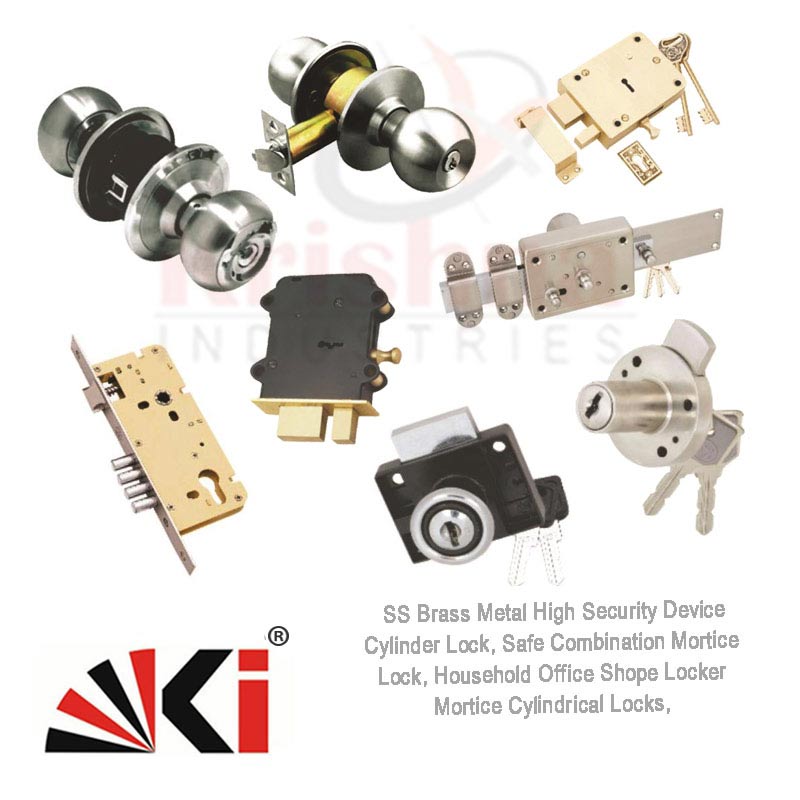 Mortise Cylinder Door Handle Lock Manufacturers - SS Brass Laser key