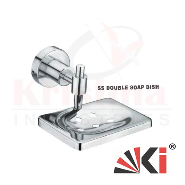 SS Soap Dish with Stand Regular Size