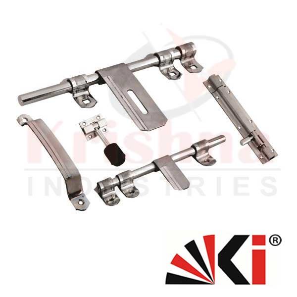 Premium Quality SS Aldrop Handle-Tower Bolt-Door Stopper Door Kit Manufacturer Rajkot