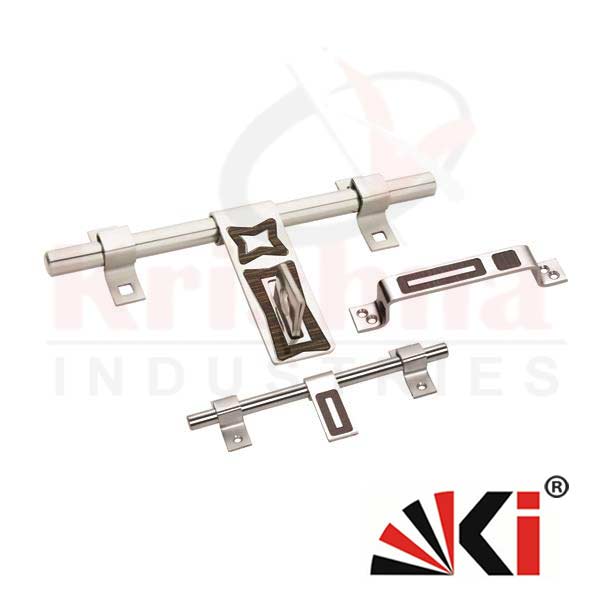 SS Door Aldrop Handle with Door Tower Bolt and Pull Handle Manufacturer Rajkot - SS Mica Door Kit