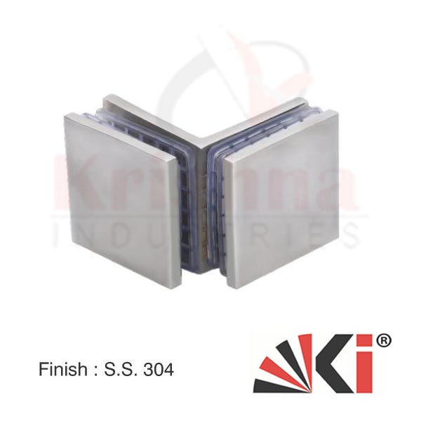 SS Glass Railing Bracket 90 Degree